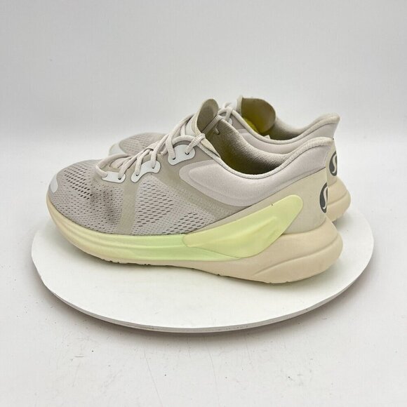 Lululemon Blissfeel Women Sz 8.5 Vapor White Lemon Sorbet Athletic Running Shoes - Picture 7 of 14